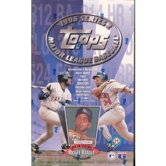 1996 Topps Series 2 Baseball Hobby Box
