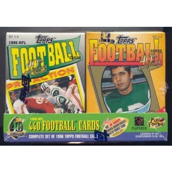 1996 Topps Cereal Box Football Factory Set