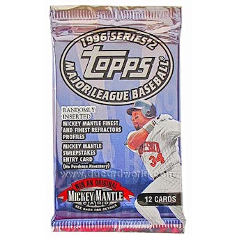 1996 Topps Series 2 Baseball Hobby Pack