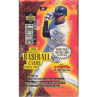 1996 Upper Deck Collector's Choice Series 2 Baseball Prepriced Box