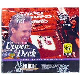 1996 Upper Deck Series 1 Racing 12-Pack Retail Box