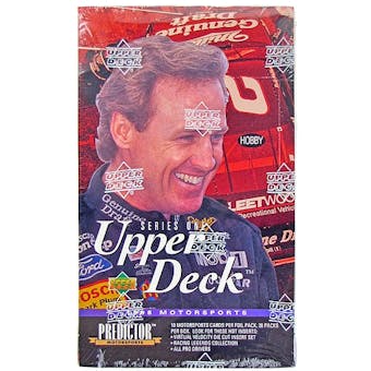 1996 Upper Deck Series 1 Racing Hobby Box