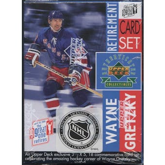 1999/00 Upper Deck Wayne Gretzky Retirement Hockey Factory Set