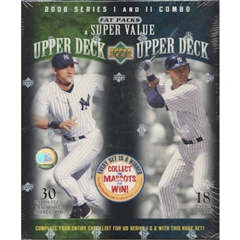 2006 Upper Deck Baseball Series 1 & 2 Combo Fat Packs Box