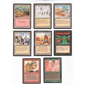 Magic the Gathering Arabian Nights Complete 78-Card Set SLIGHT PLAY
