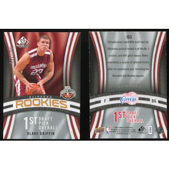 2009/10 Upper Deck SP Game Used #103 Blake Griffin RC /399