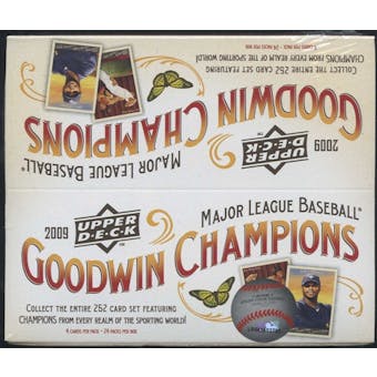 2009 Upper Deck Goodwin Champions Baseball Retail Box