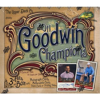 2011 Upper Deck Goodwin Champions Hobby Box