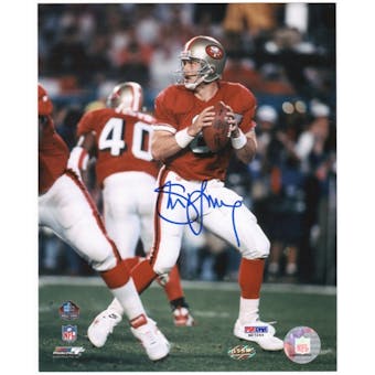 Steve Young San Francisco 49ers Autographed 8x10 Photo (PSA COA)