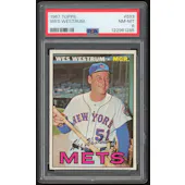 1967 Topps #593 Wes Westrum PSA 8 *1285 (Reed Buy)