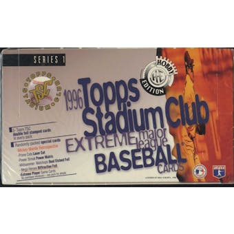 1996 Topps Stadium Club Series 1 Baseball Jumbo Box