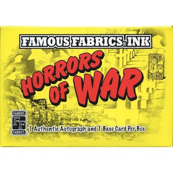 Horrors of War Hobby Box (Famous Fabrics Ink 2011)