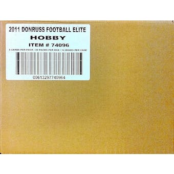 2011 Donruss Elite Football Hobby 12-Box Case