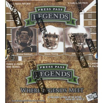 2011 Press Pass Legends Football Hobby Box