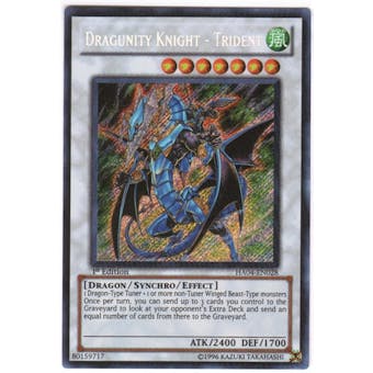 Yu-Gi-Oh Hidden Arsenal 4 Single Dragunity Knight - Trident Secret Rare