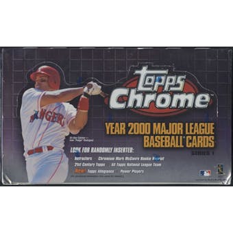 2000 Topps Chrome Series 1 Baseball 24-Pack Box