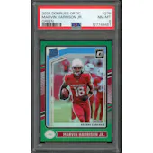 2024 Panini Donruss Optic Marvin Harrison Jr. Rated Rookie Green /5 #276 PSA 8