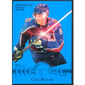 2025-26 SkyBox Metal Universe Cale Makar Retro Precious Metal Gems Blue /50
