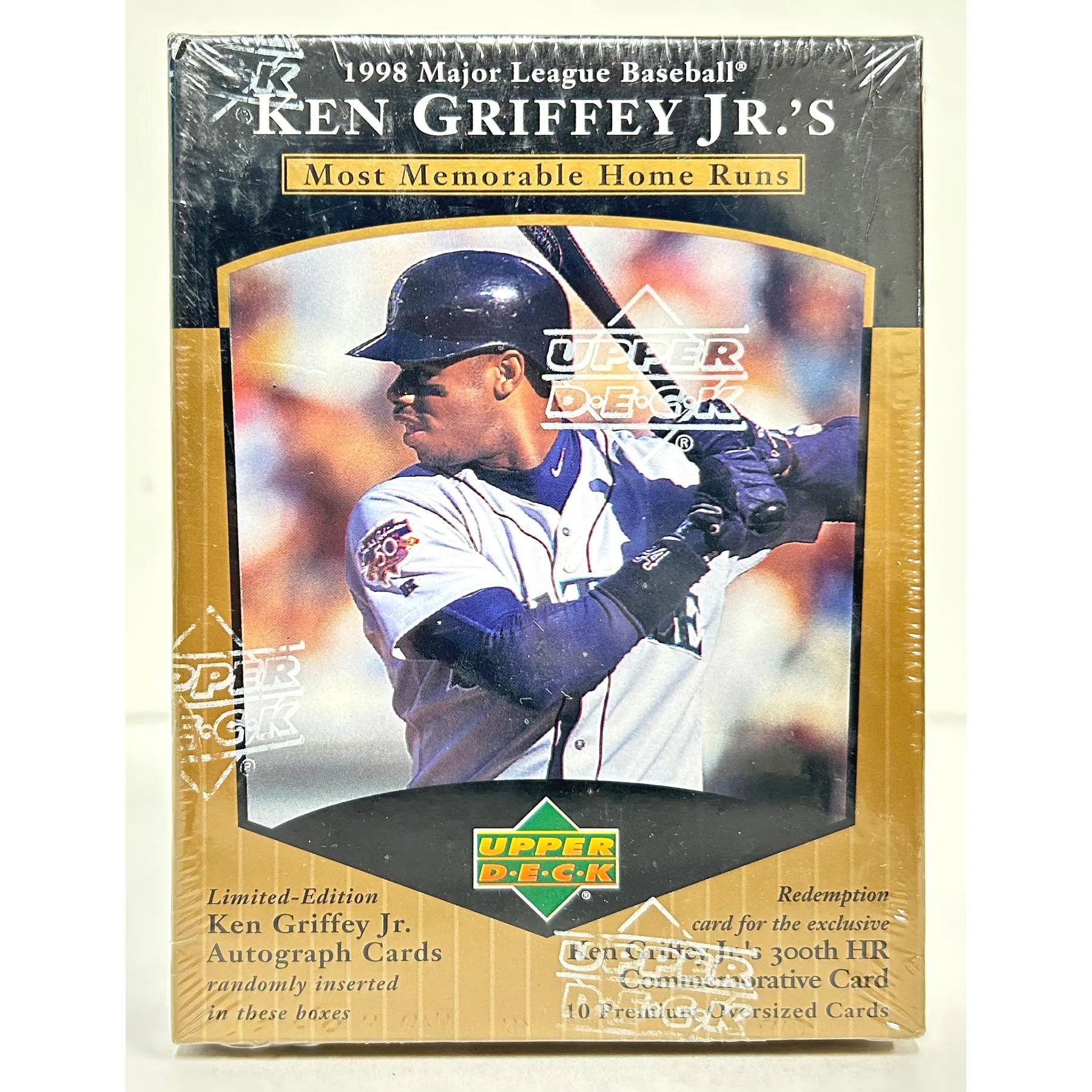 ken griffey jr limited edition card Jr. Postmarked Induction Style Card- Cincinnati Reds Baseball Nostalgia making it the ultimate collectors item 1998 Upper Deck Ken Griffey