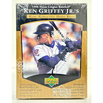 1998 Upper Deck Ken Griffey Jr Most Memorable Home Runs Factory Set (Reed Buy)