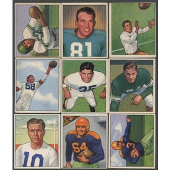 1950 Bowman Football Starter Set (112 Cards - 109 Different) (EX)