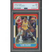 1986/87 Fleer Basketball #58 Clark Kellogg Rookie PSA 8 (NM-MT)