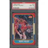 1986/87 Fleer Basketball #71 Rodney McCray Rookie PSA 8 (NM-MT)