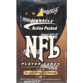 1997 Pinnacle Action Packed Football Hobby Box