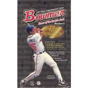1997 Bowman Series 1 Baseball 20 Pack Box
