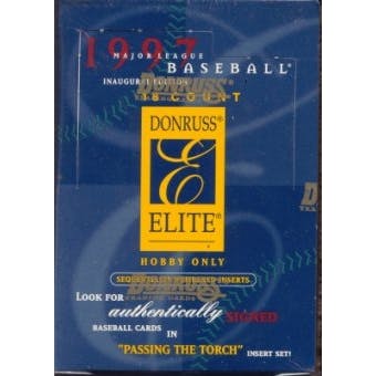 1997 Donruss Elite Baseball Hobby Box