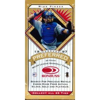 1997 Donruss Preferred Baseball Hobby Box (Gold Tin)