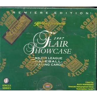 1997 Flair Showcase Baseball Hobby Box