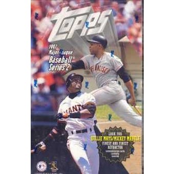 1997 Topps Series 2 Baseball 36 Pack Box