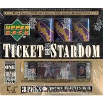 1997 Upper Deck Collector's Choice Ticket To Stardom Baseball Hobby Box