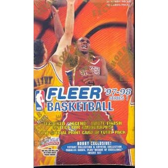 1997/98 Fleer Series 1 Basketball Hobby Box