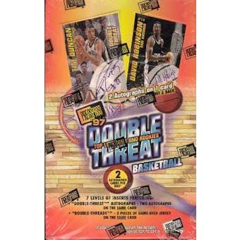 1997/98 Press Pass Double Threat Basketball Hobby Box