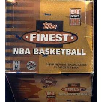 1997/98 Topps Finest Series 1 Basketball Jumbo Box