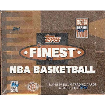 1997/98 Topps Finest Series 2 Basketball Hobby Box