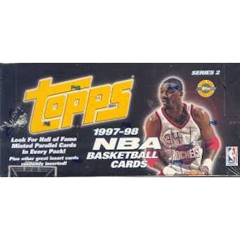 1997/98 Topps Series 2 Basketball Jumbo Box