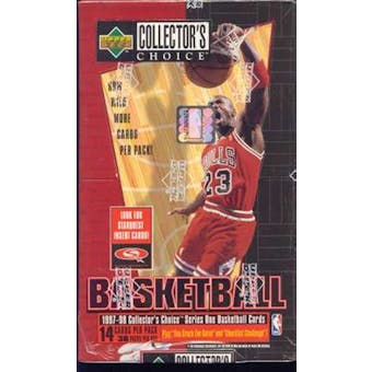 1997/98 Upper Deck Collector's Choice Series 1 Basketball Hobby Box