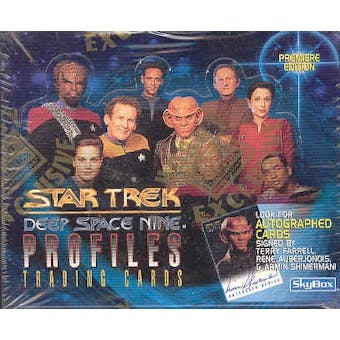 Star Trek Deep Space Nine Profiles Hobby Box (1997 Fleer)