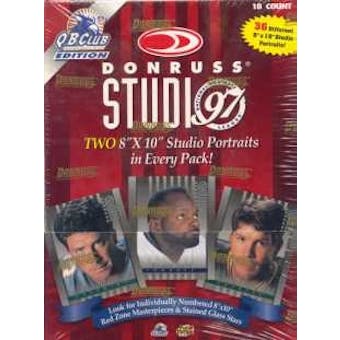 1997 Donruss Studio Football Hobby Box