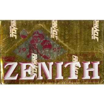 1997 Pinnacle Zenith Football Hobby Box
