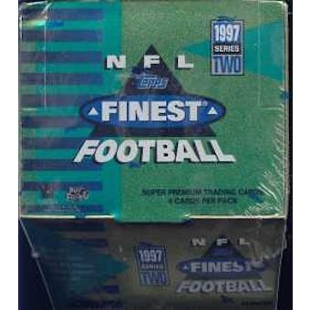 1997 Topps Finest Series 2 Football Jumbo Box
