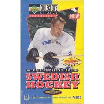 1997/98 Upper Deck Collector's Choice Swedish Hockey Hobby Box