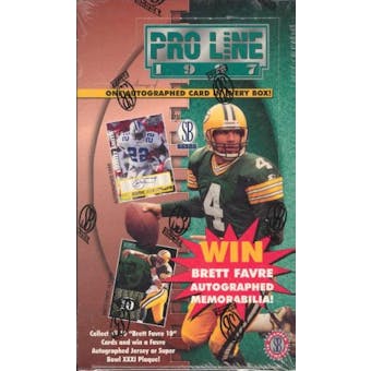 1997 Pro Line Football Hobby Box
