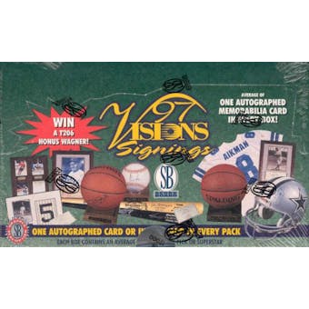 1997 Scoreboard Visions Signings Multi Sport Box