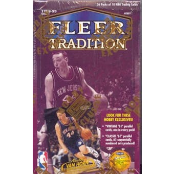 1998/99 Fleer Tradition Basketball Hobby Box