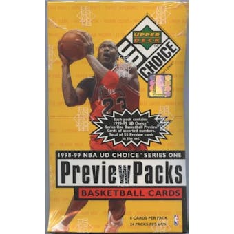 1998/99 Upper Deck Choice Preview Basketball Box