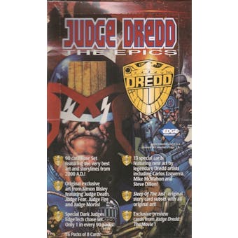 Judge Dredd The Epics Hobby Box (1995 Collector's Edge)